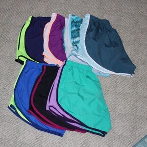 7 pairs of Nike shorts